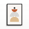 Equilibrio Boho – cuadro decorativo con marco negro | Studio MagArt
