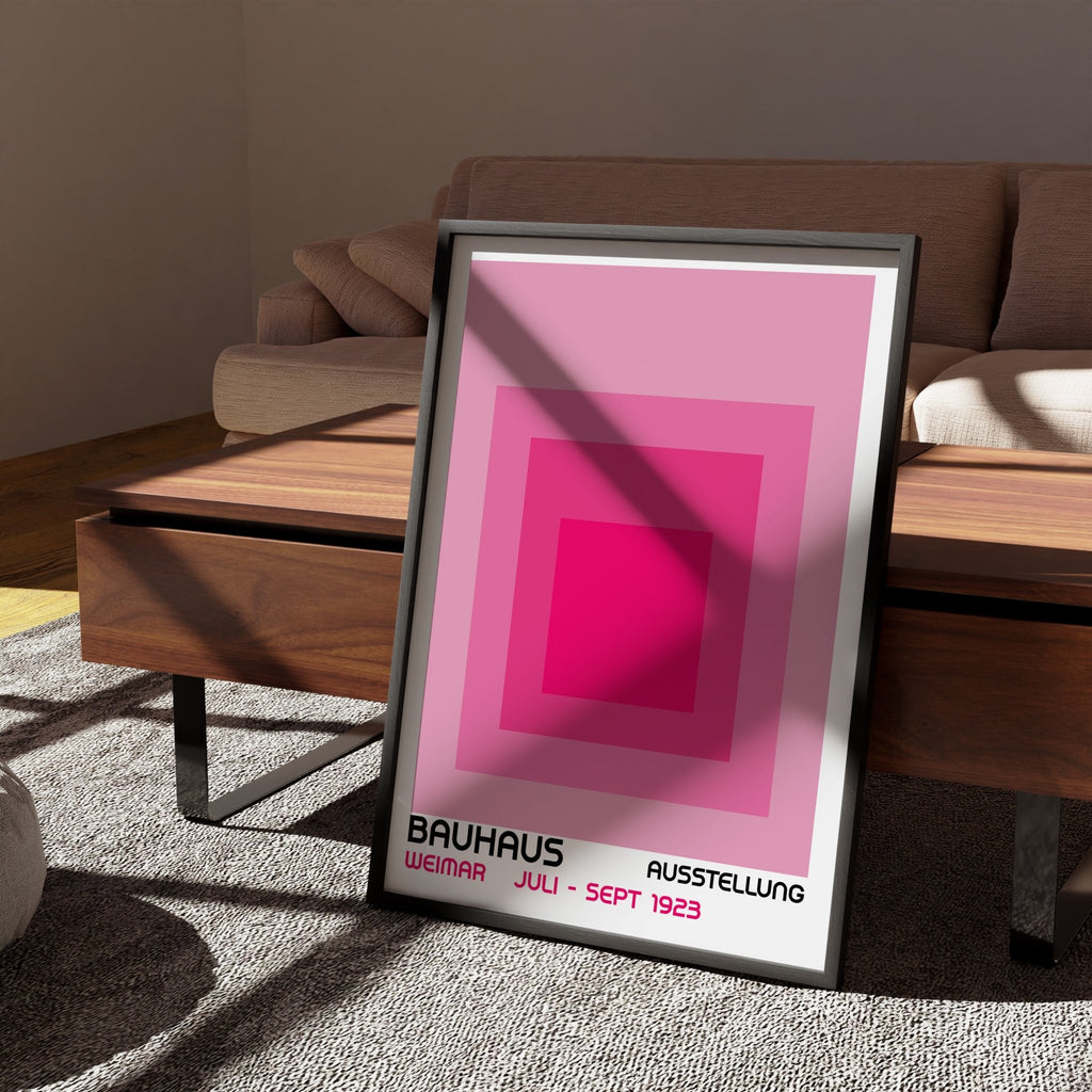 Equilibrio en Rosa cuadro decorativo para sala moderna | arte para hogar | Studio MagArt