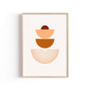 Equilibrio Terracota – cuadro decorativo con marco natural | Studio MagArt