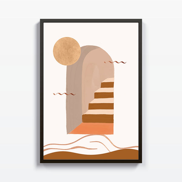 Escaleras Luna cuadro decorativo para sala moderna | arte para hogar | Studio MagArt