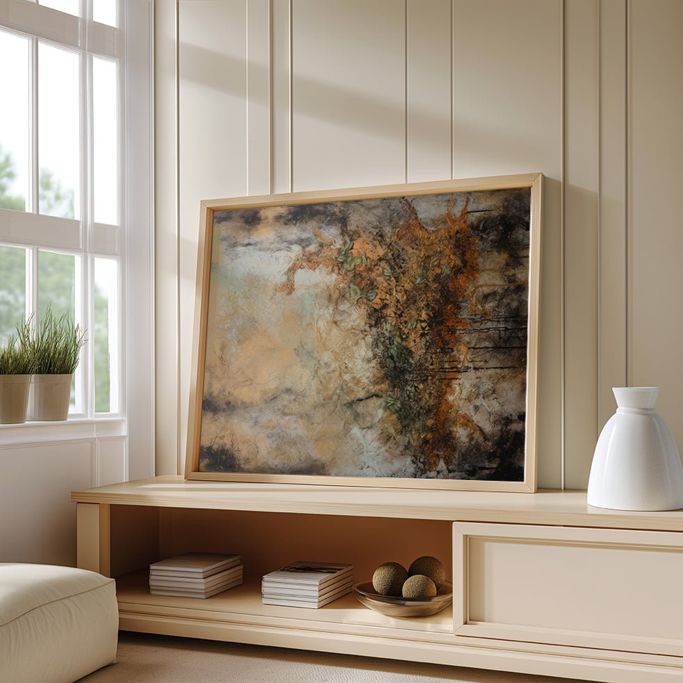 Esencia Terrenal cuadro decorativo para sala moderna | arte para hogar | Studio MagArt