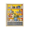 Estante de Porcelana – cuadro decorativo con marco dorado | Studio MagArt