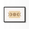 Fases Lunares Arena cuadro decorativo para sala moderna | arte para hogar | Studio MagArt