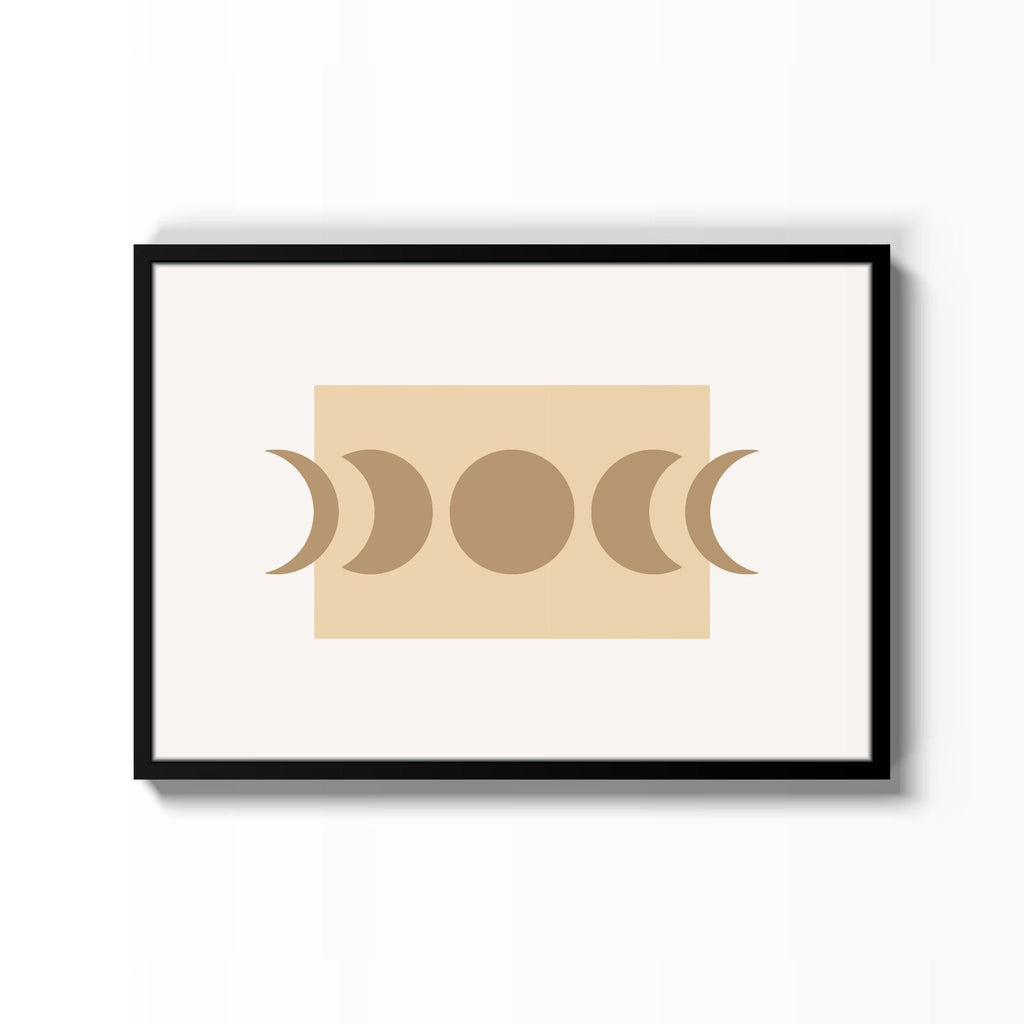 Fases Lunares Arena cuadro decorativo para sala moderna | arte para hogar | Studio MagArt