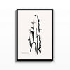 Figura Abstracta en Tinta – cuadro decorativo con marco negro | Studio MagArt