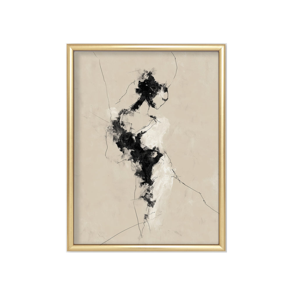 Figura en Silencio cuadro decorativo para sala moderna | arte para hogar | Studio MagArt