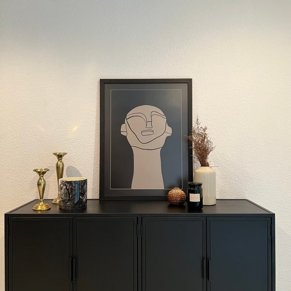 Figura Rostro Abstracto 45 cuadro decorativo para sala moderna | arte para hogar | Studio MagArt