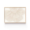 Flor de Líneas – cuadro decorativo con marco natural | Studio MagArt