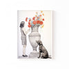 Florero Monumental – cuadro decorativo con marco blanco | Studio MagArt