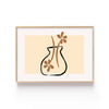 Florero Terracota – cuadro decorativo con marco natural | Studio MagArt