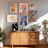 Flores en Jarrón Azul cuadro decorativo para sala moderna | arte para hogar | Studio MagArt
