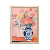 Flores en Jarrón Azul cuadro decorativo para sala moderna | arte para hogar | Studio MagArt