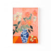 Flores en Talavera – cuadro decorativo con marco blanco | Studio MagArt