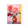 Flores Rojas – cuadro decorativo con marco blanco | Studio MagArt