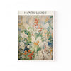 Flower Market – cuadro decorativo con marco blanco | Studio MagArt