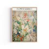 Flower Market – cuadro decorativo con marco natural | Studio MagArt