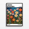 Flowers Yayoi Kusama cuadro decorativo para sala moderna | arte para hogar | Studio MagArt
