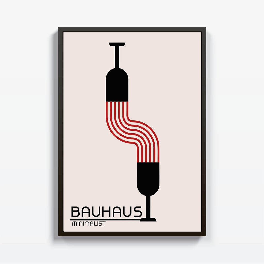 Flujo Bauhaus cuadro decorativo para sala moderna | arte para hogar | Studio MagArt