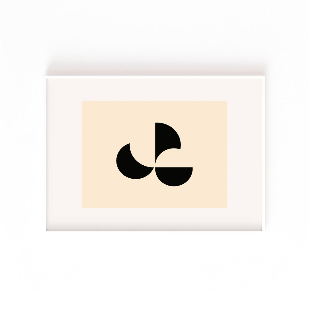 Formas Lúdicas – cuadro decorativo con marco blanco | Studio MagArt