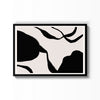 Formas Nocturnas – cuadro decorativo con marco negro | Studio MagArt