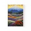 Fuji al Atardecer – cuadro decorativo con marco blanco | Studio MagArt