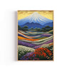 Fuji al Atardecer – cuadro decorativo con marco natural | Studio MagArt