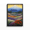 Fuji al Atardecer – cuadro decorativo con marco negro | Studio MagArt