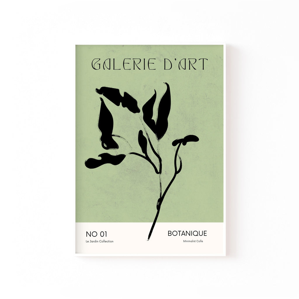 Galerie Botanique – cuadro decorativo con marco blanco | Studio MagArt