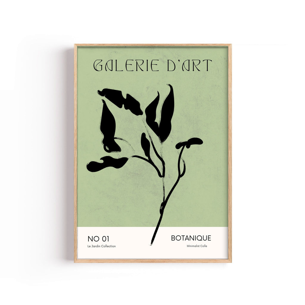 Galerie Botanique – cuadro decorativo con marco natural | Studio MagArt