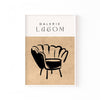 Galerie Lagom Sillón – cuadro decorativo con marco blanco | Studio MagArt