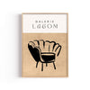 Galerie Lagom Sillón – cuadro decorativo con marco natural | Studio MagArt