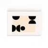 Geometría Bauhaus Negra – cuadro decorativo con marco blanco | Studio MagArt