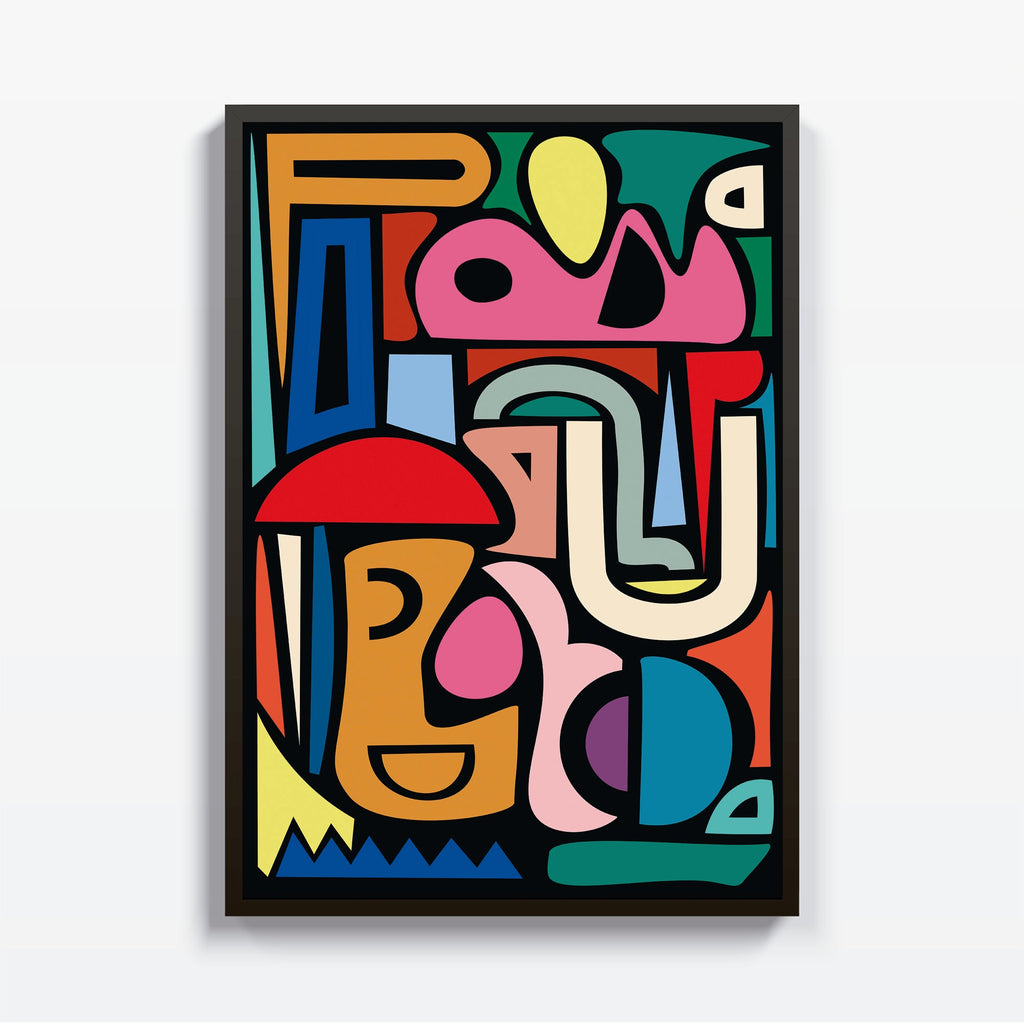 Geometría Emocional cuadro decorativo para sala moderna | arte para hogar | Studio MagArt