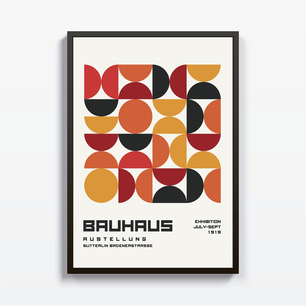 Geometría en Movimiento Bahaus cuadro decorativo para sala moderna | arte para hogar | Studio MagArt