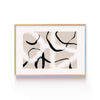 Gestos Neutros – cuadro decorativo con marco natural | Studio MagArt