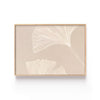 Ginkgo en Calma – cuadro decorativo con marco natural | Studio MagArt