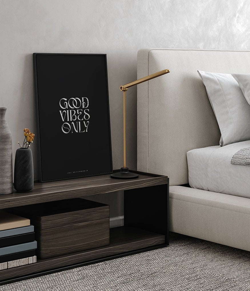 Good Vibes Only cuadro decorativo para sala moderna | arte para hogar | Studio MagArt