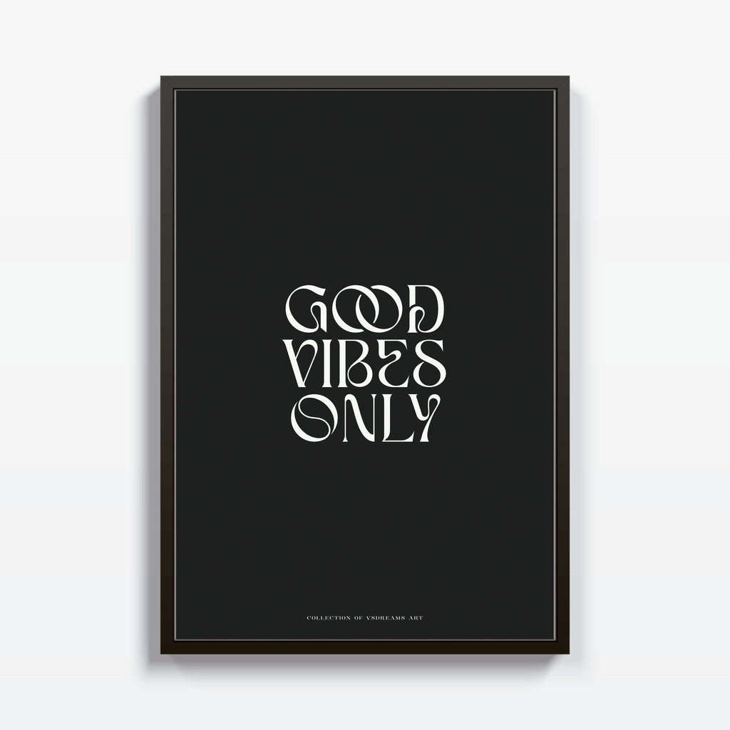 Good Vibes Only cuadro decorativo para sala moderna | arte para hogar | Studio MagArt