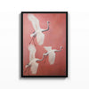 Grullas Rosadas cuadro decorativo para sala moderna | arte para hogar | Studio MagArt