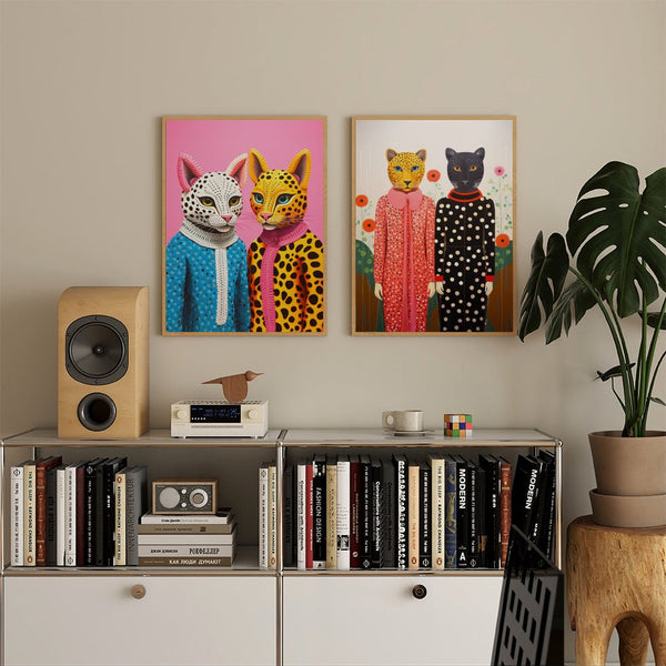 Guardián dual cuadro decorativo moderno para hogar | Studio MagArt