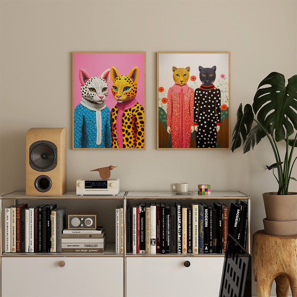 Guardián dual cuadro decorativo moderno para hogar | Studio MagArt