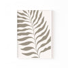 Helecho Gris Vertical – cuadro decorativo con marco blanco | Studio MagArt