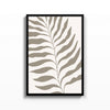 Helecho Gris Vertical – cuadro decorativo con marco negro | Studio MagArt