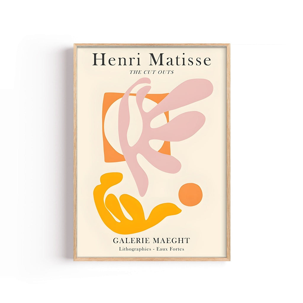 Henri Matisse · Formas Rosas cuadro decorativo para sala moderna | arte para hogar | Studio MagArt