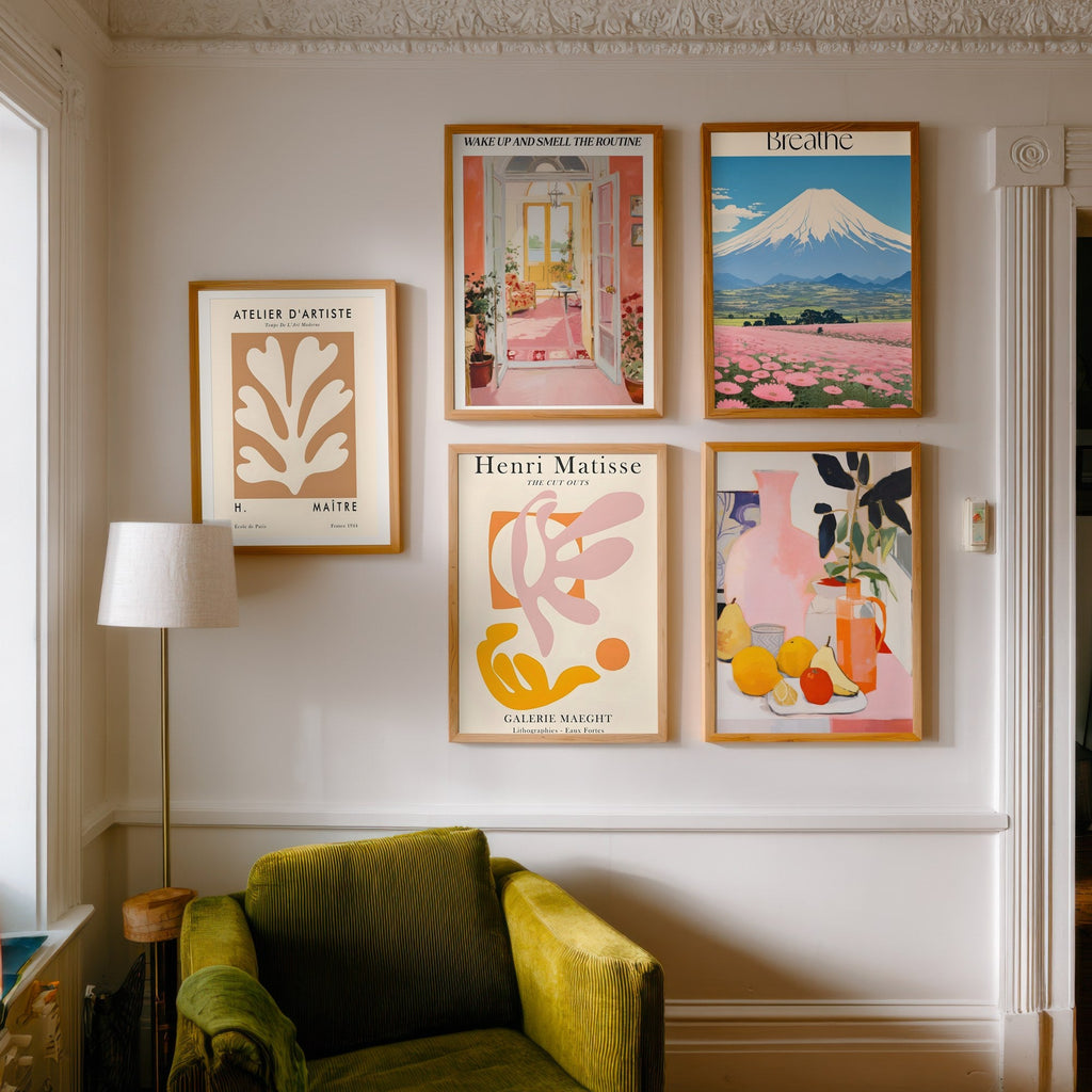 Henri Matisse · Formas Rosas cuadro decorativo para sala moderna | arte para hogar | Studio MagArt