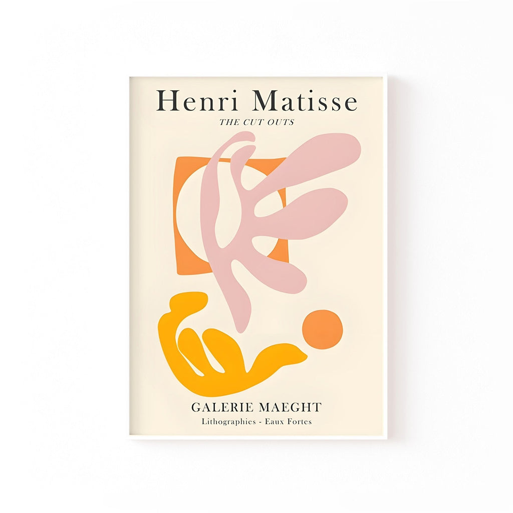 Henri Matisse · Formas Rosas cuadro decorativo para sala moderna | arte para hogar | Studio MagArt