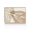 Hoja Fantasma – cuadro decorativo con marco natural | Studio MagArt