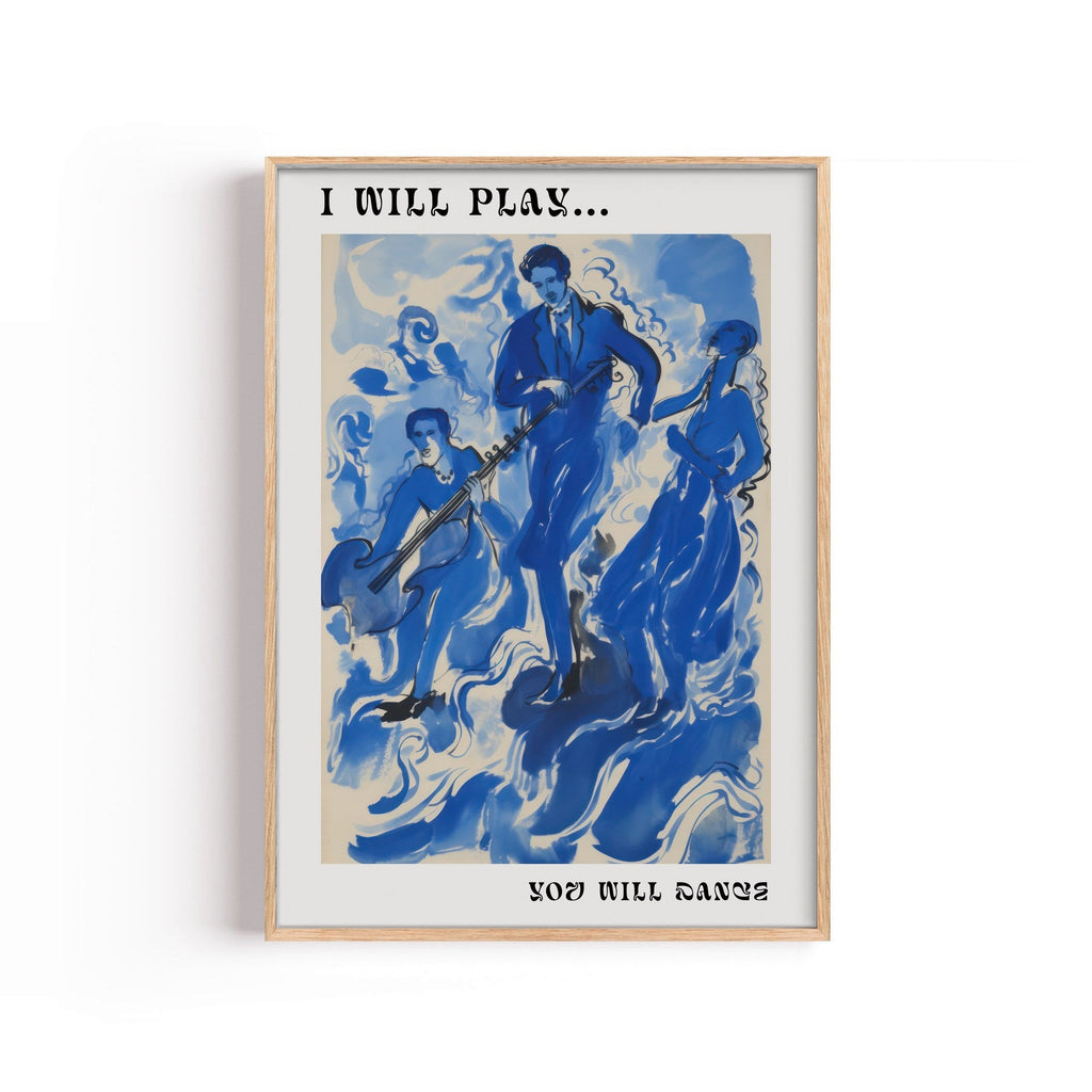 I Will Play cuadro decorativo para sala moderna | arte para hogar | Studio MagArt