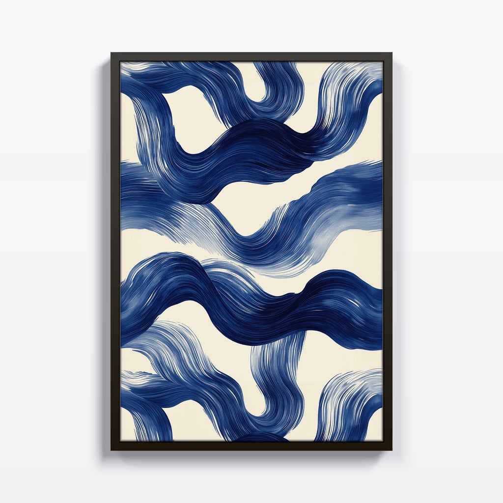 Indigo Flow cuadro decorativo para sala moderna | arte para hogar | Studio MagArt