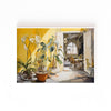 Interior Amarillo – cuadro decorativo con marco blanco | Studio MagArt